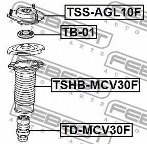 Подушка амортизатора переднього 4860948060 TOYOTA