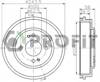 Барабан гальмівний задній 50200043 PROFIT
