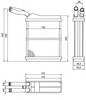 Радіатор опалювача салону 52134 NRF