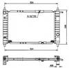 Підвіска радіатора 53250 NRF