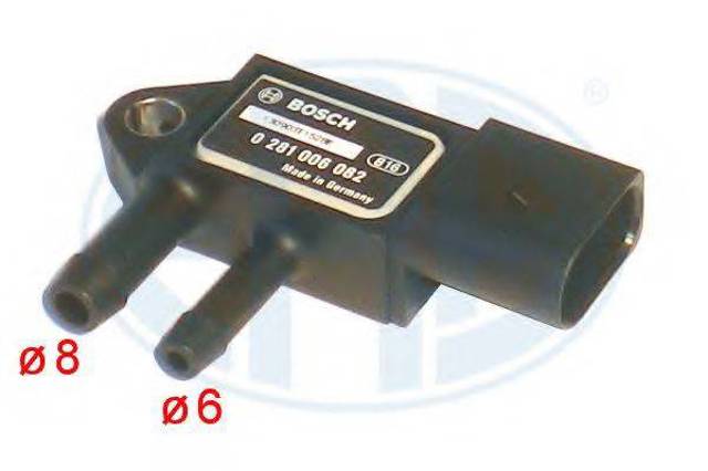 Bosch vw датчик тиску вихлопних газів auda, skoda , 1,2-2,0tdi 03-, 550813