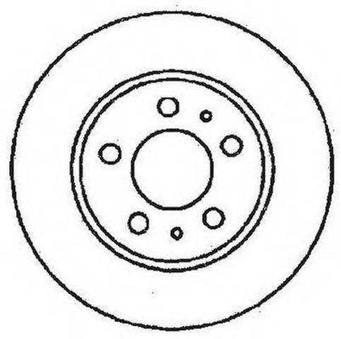 Диск переднього гальма 561185JC BENDIX