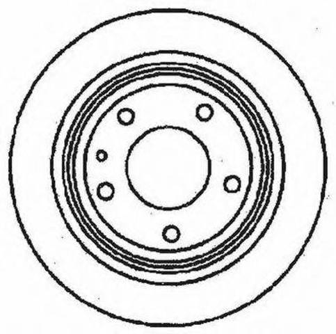 Диск заднього гальма 561477JC BENDIX