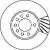 Диск переднього гальма 562070JC BENDIX