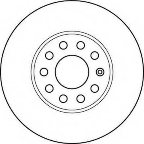 Диск переднього гальма 562235JC BENDIX