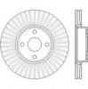 Гальмо дискове переднє 562436JC BENDIX