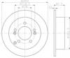 Диск гальмівний задній 584113K300 HYUNDAI