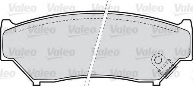 Гальмівні колодки 598533 VALEO