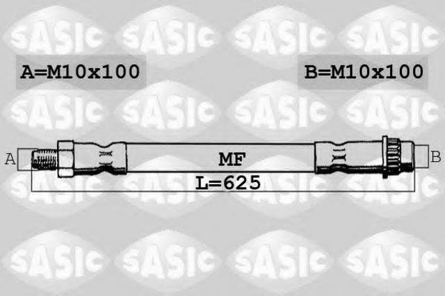Шланг гальмівний задній 6604023 SASIC