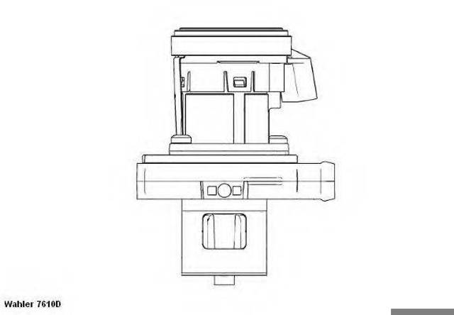Клапан EGR, рециркуляції газів 7610D WAHLER