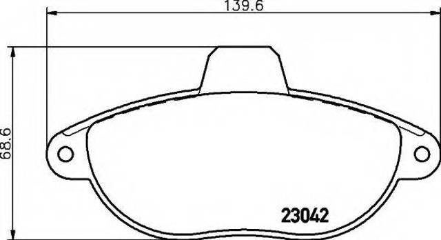 Дискові гальма 77365928 FIAT