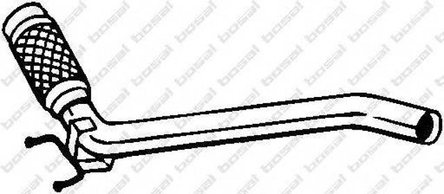 Штани глушника передні 800201 BOSAL