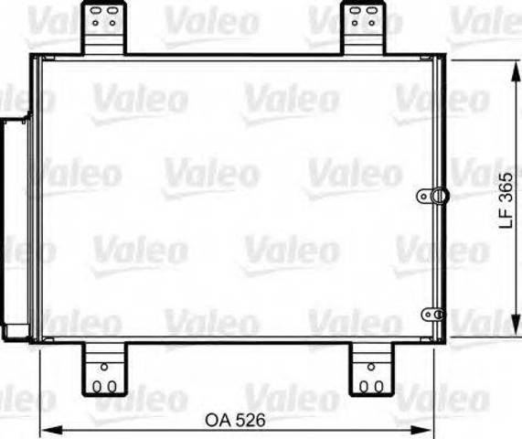 Конденсатор кондиціонера 814206 VALEO