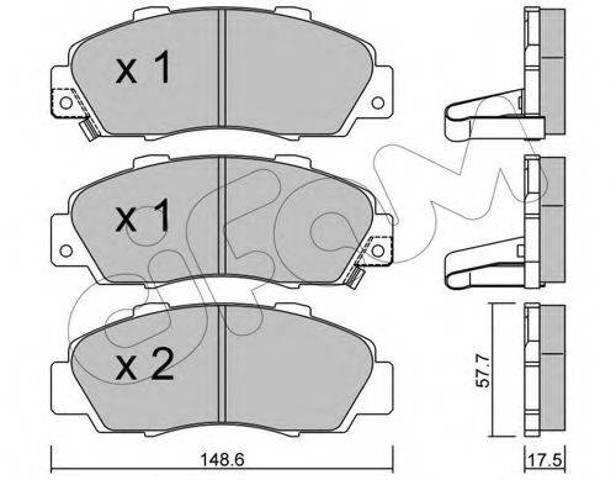 Гальмівні колодки 8222980 CIFAM