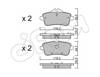 Колодки на гальмо задній дисковий 8229683 CIFAM