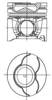 Поршня, 2-й ремонт (+0,50) 8713530700 NURAL