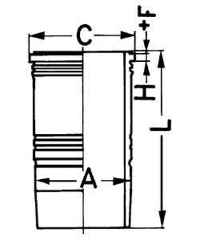 Гільза поршнева 89396110 KOLBENSCHMIDT