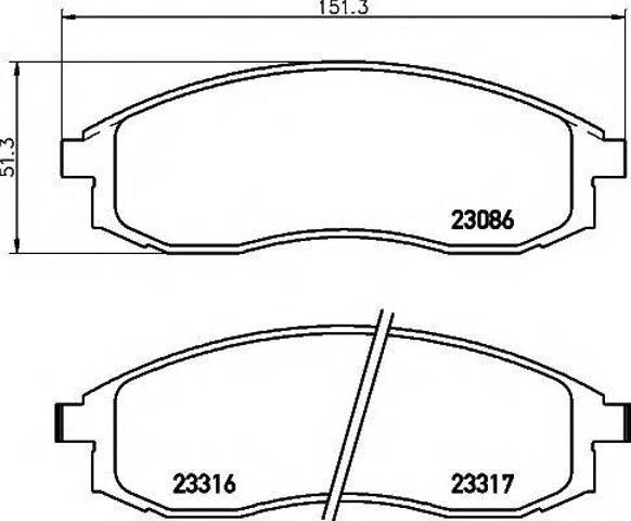 Дискові гальма 8DB355006731 HELLA