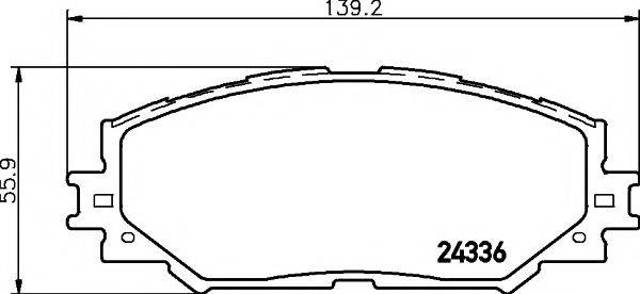 Дискові гальма 8DB355006861 HELLA
