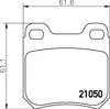 Колодки гальмові задні, дискові 8DB355007381 HELLA