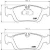 Колодки гальмівні передні, дискові 8DB355008741 HELLA