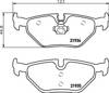 Задні колодки 8DB355008761 HELLA