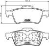 Задні колодки 8DB355009121 HELLA