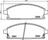 Колодки гальмівні передні, дискові 8DB355009661 HELLA