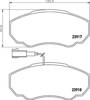 Колодки гальмівні дискові комплект 8DB355010391 HELLA