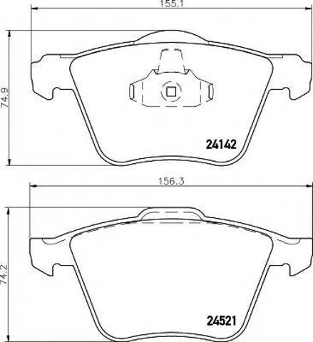 Дискові гальма 8DB355013001 HELLA