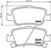 Задні колодки 8DB355013571 HELLA