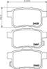 Комплект задніх колодок 8DB355013631 HELLA