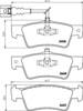 Колодки на гальмо задній дисковий 8DB355013841 HELLA