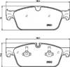 Колодки передні 8DB355020141 HELLA