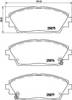 Гальмівні колодки 8DB355021421 HELLA