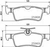 Колодки на гальмо задній дисковий 8DB355021701 HELLA