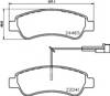 Колодки на гальмо задній дисковий 8DB355021901 HELLA