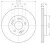 Гальмо дискове переднє 8DD355100941 HELLA