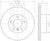 Гальмо дискове переднє 8DD355111241 HELLA