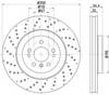 Гальмо дискове переднє 8DD355122541 HELLA