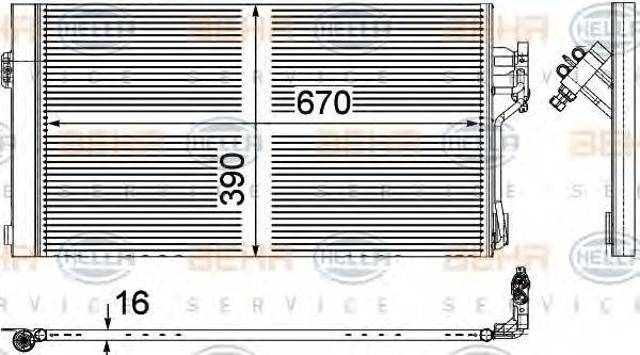 Конденсатор 8FC351343004 HELLA