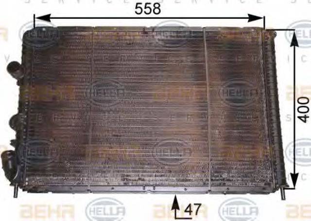 Підвіска радіатора 8MK376710211 HELLA