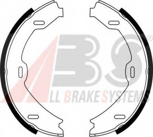 Колодки ручника / стоянкового гальма 9140 ABS