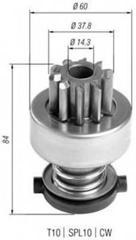 Редуктор стартера 940113020403 MAGNETI MARELLI