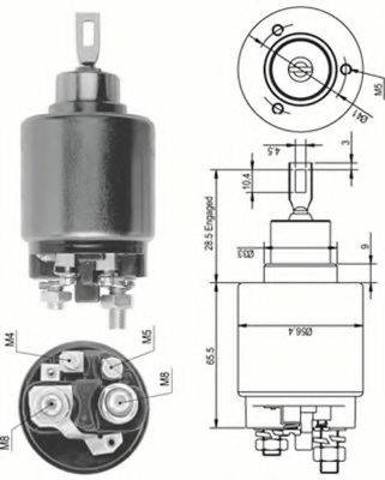 Тягове реле стартера 940113050124 MAGNETI MARELLI