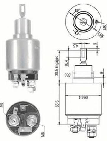 Тягове реле стартера 940113050270 MAGNETI MARELLI