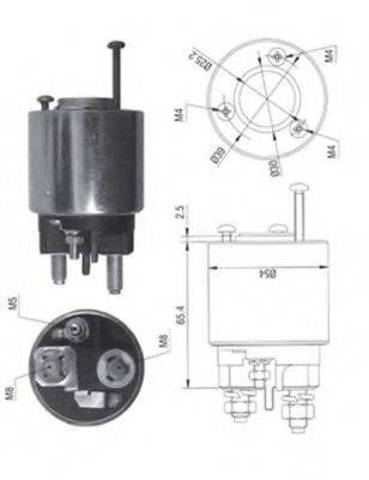 Втягуюче стартера 940113050373 MAGNETI MARELLI