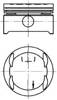 Поршень в комплекті на 1 циліндр, STD Опель Тігра A