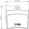 Колодки гальмові задні, дискові A0024205120 MERCEDES