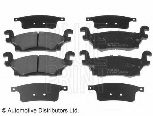 Задні гальмівні колодки ADA104222 BLUE PRINT